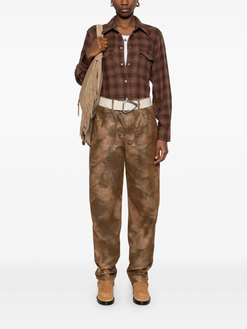 MARANT ÉTOILE Yalisa blouse - Bruin