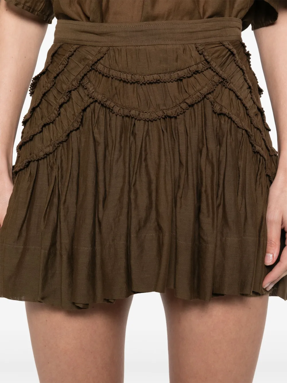 MARANT ÉTOILE Ceola mini-rok Bruin