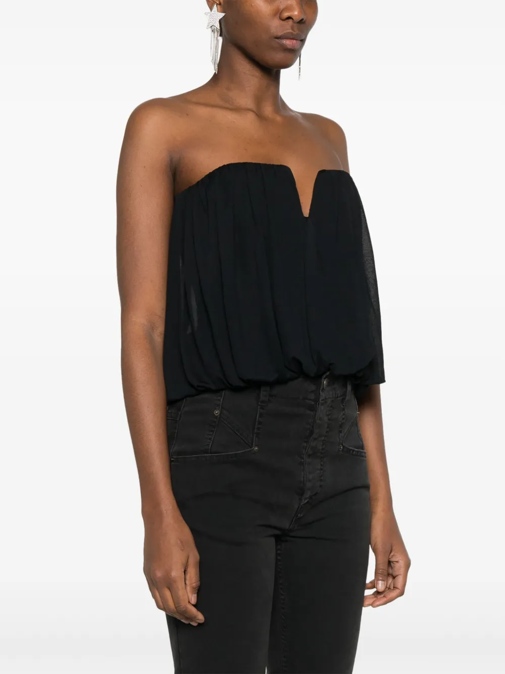 ISABEL MARANT Amalia blouse Zwart