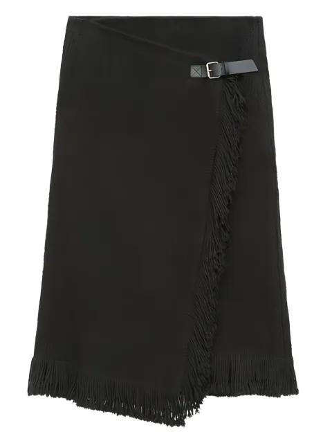 ISABEL MARANT tassel-hem midi skirt