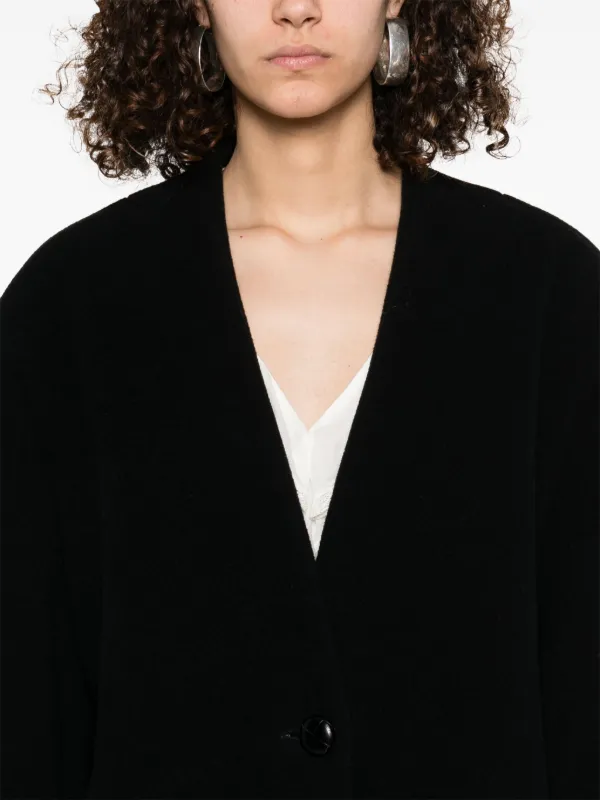 ISABEL MARANT Florane Coat | Black | FARFETCH
