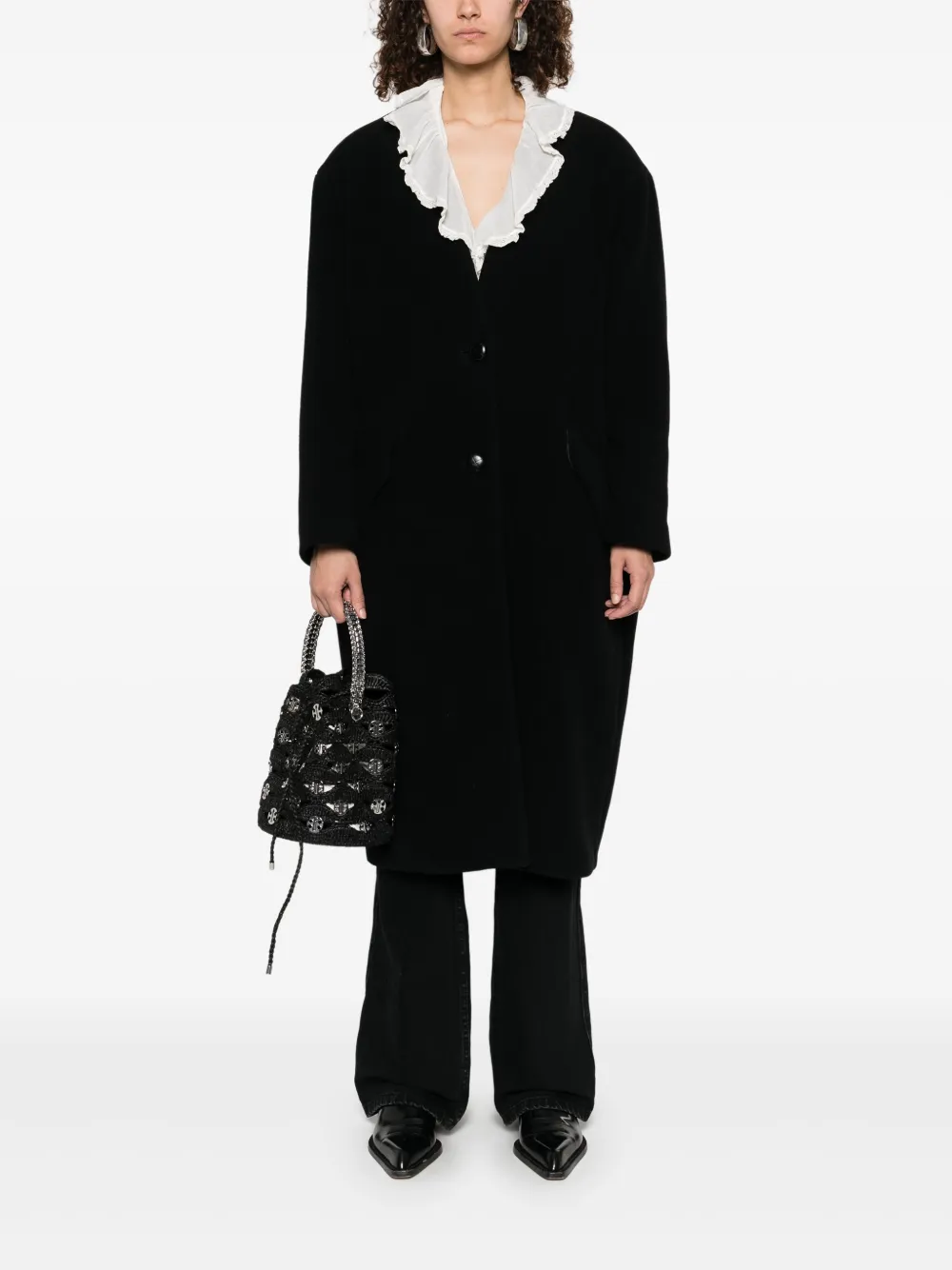 ISABEL MARANT Florane jas Zwart