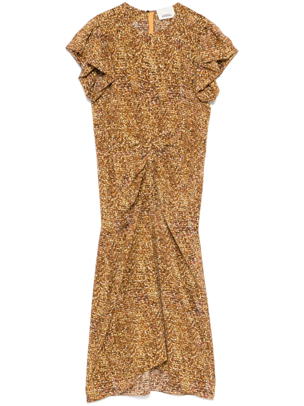 ISABEL MARANT Terena midi dress | Yellow | Image 1