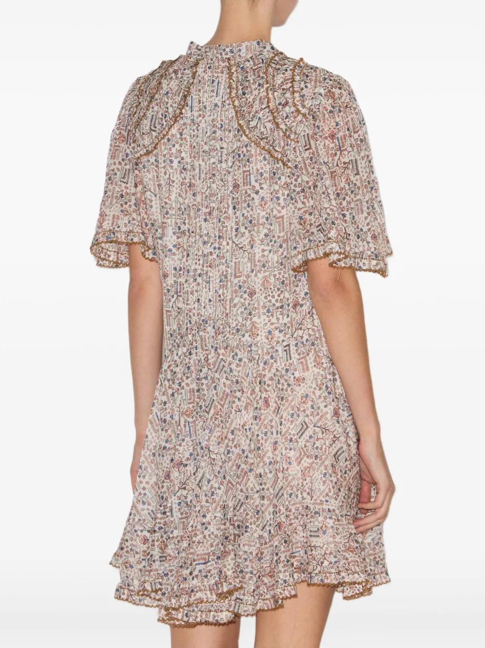 MARANT ÉTOILE Celyana mini-jurk Beige