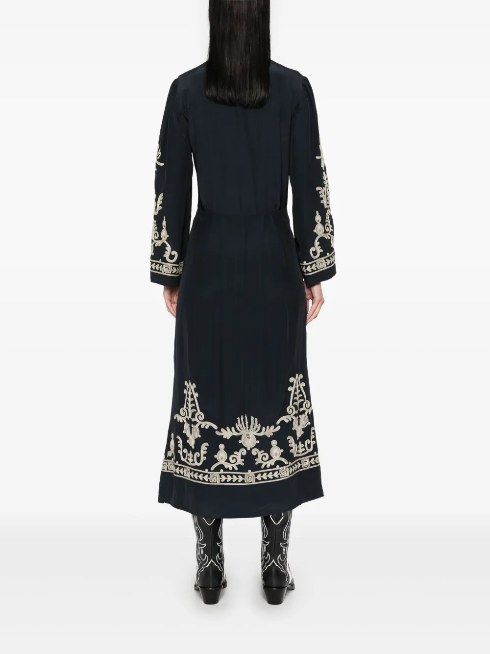 MARANT ÉTOILE Feliana midi-jurk Zwart