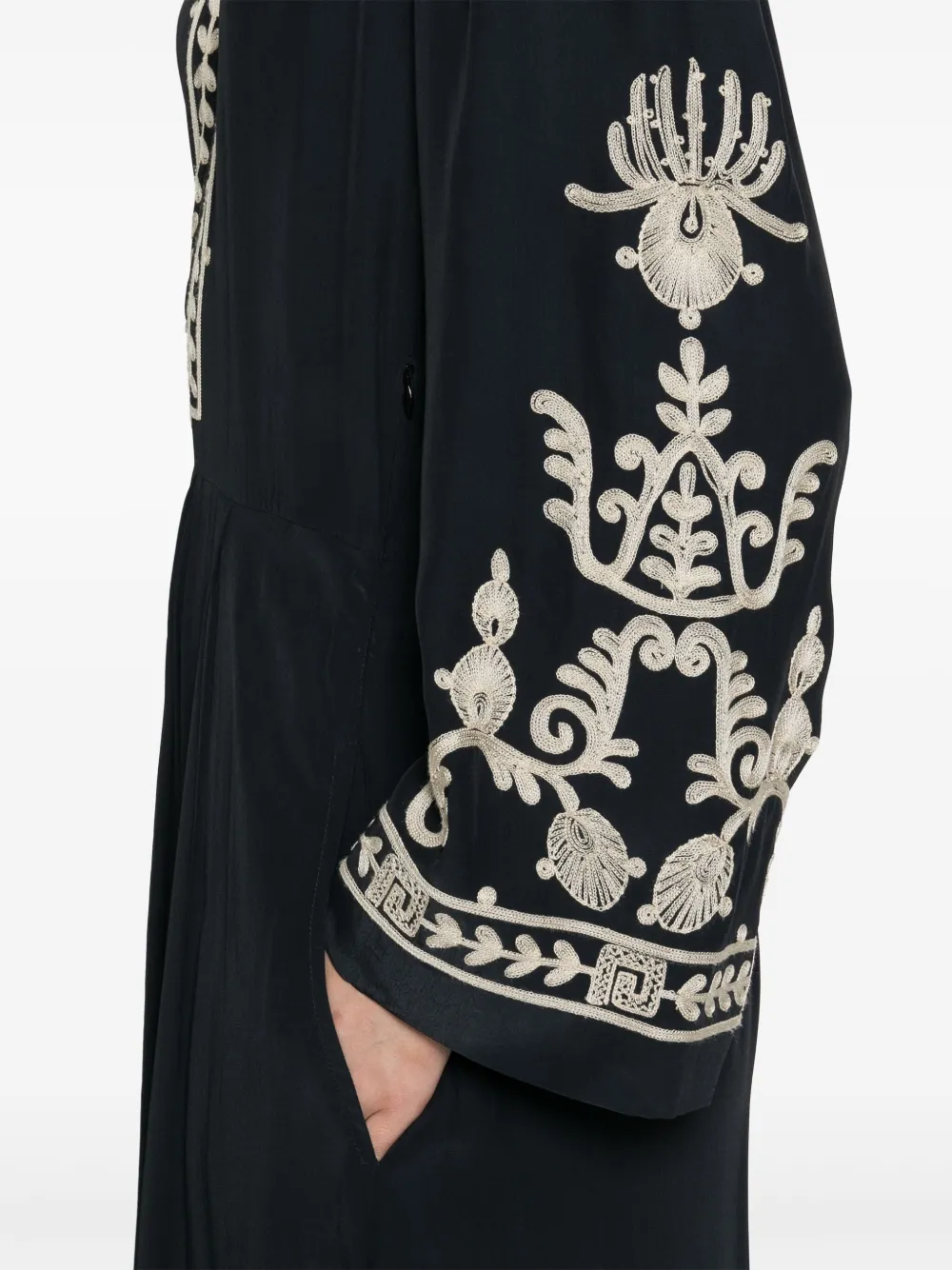 MARANT ÉTOILE Feliana midi-jurk Zwart