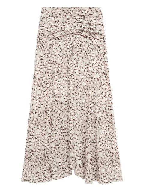 ISABEL MARANT falda midi con lentejuelas estampadas