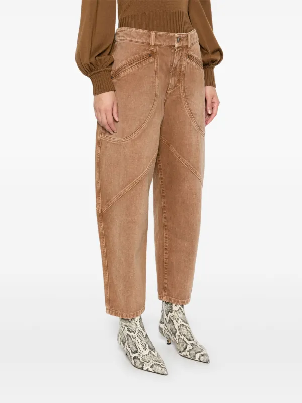 ISABEL MARANT Catarina Trousers | Brown | FARFETCH