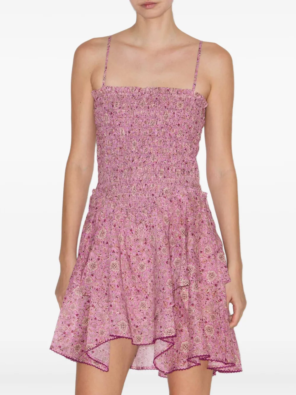 MARANT ÉTOILE Anka midi-jurk Roze