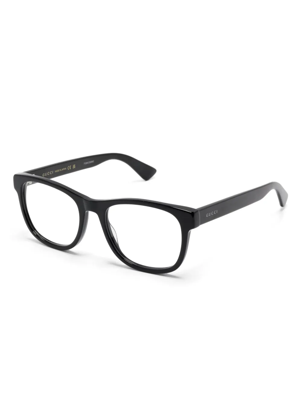 Gucci Eyewear Bril met wayfarer montuur - Zwart