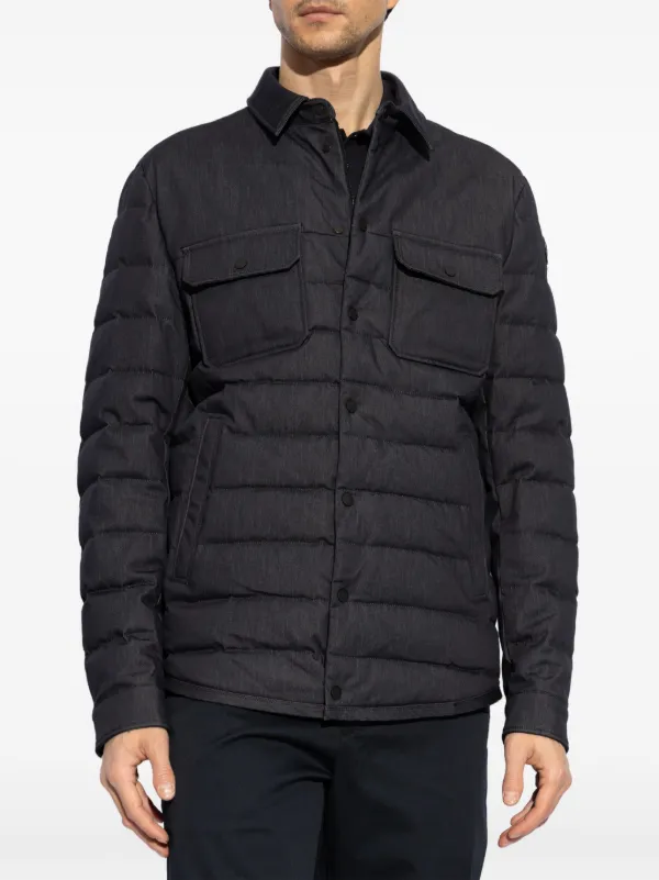 品質は非常に良い Down Mirmandix Moncler Shirt FARFETCH | Blue | Jacket ジャケット・アウター