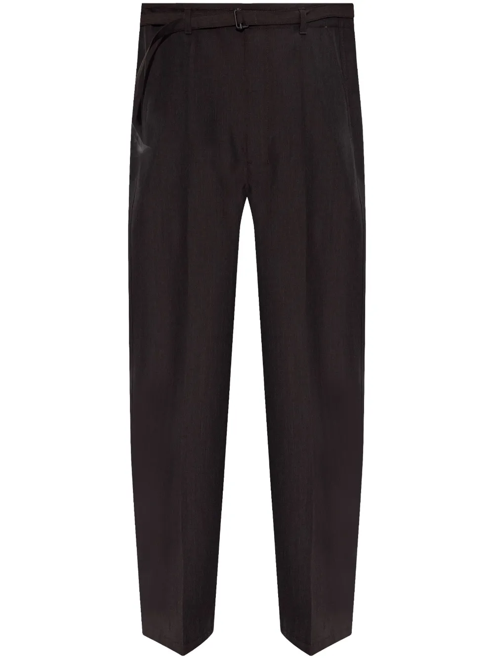 LEMAIRE Pantalon met ceintuur Zwart