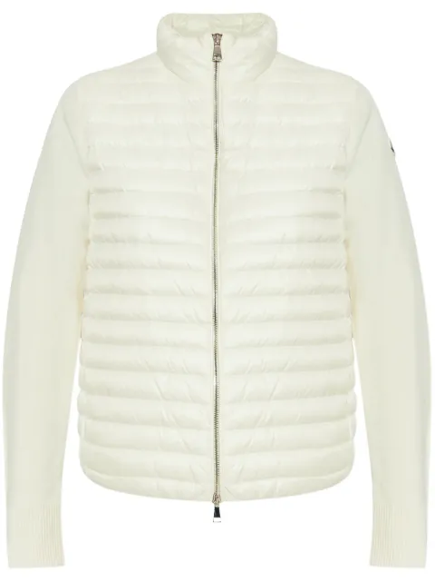 Moncler padded zip-up cardigan