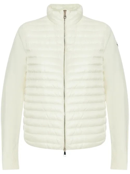 Cardigan zippé à design matelassé - Moncler - Modalova