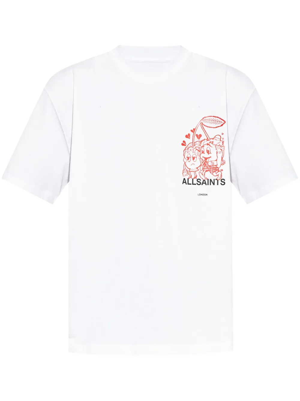 AllSaints Breakup T-shirt Wit