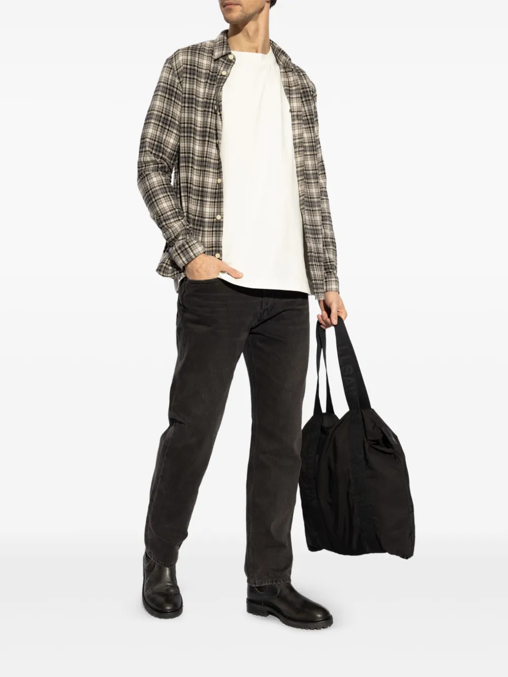 AllSaints Gratton overhemd Grijs