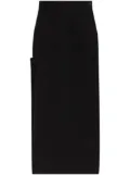 LEMAIRE high-waisted skirt - Black