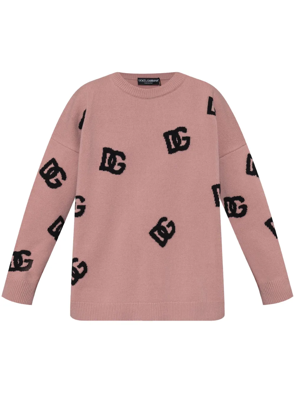 Dolce & Gabbana Trui met logo-intarsia Roze