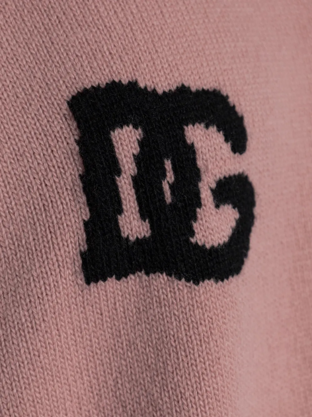 Dolce & Gabbana Trui met logo-intarsia Roze