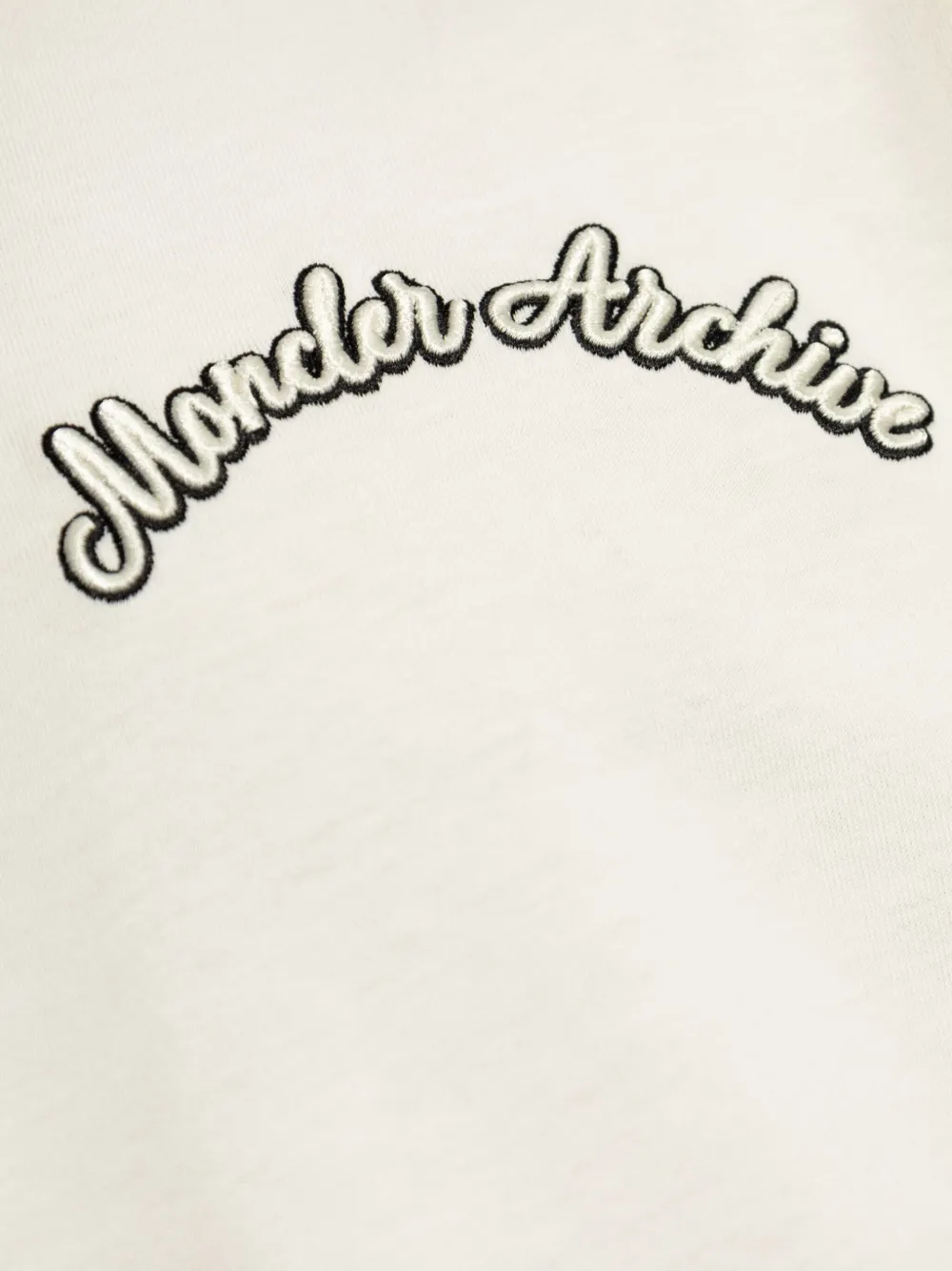 Moncler T-shirt met borduurwerk Wit