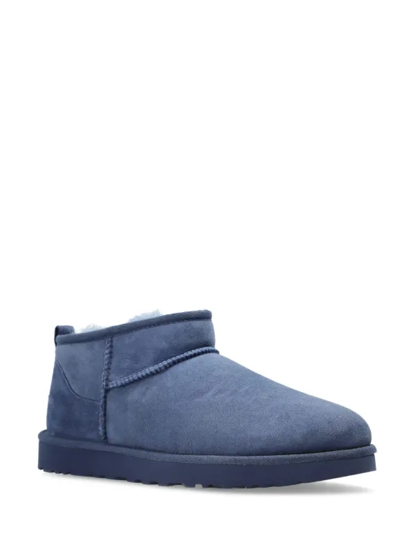 UGG Classic Ultra Mini Boots Blue FARFETCH IN