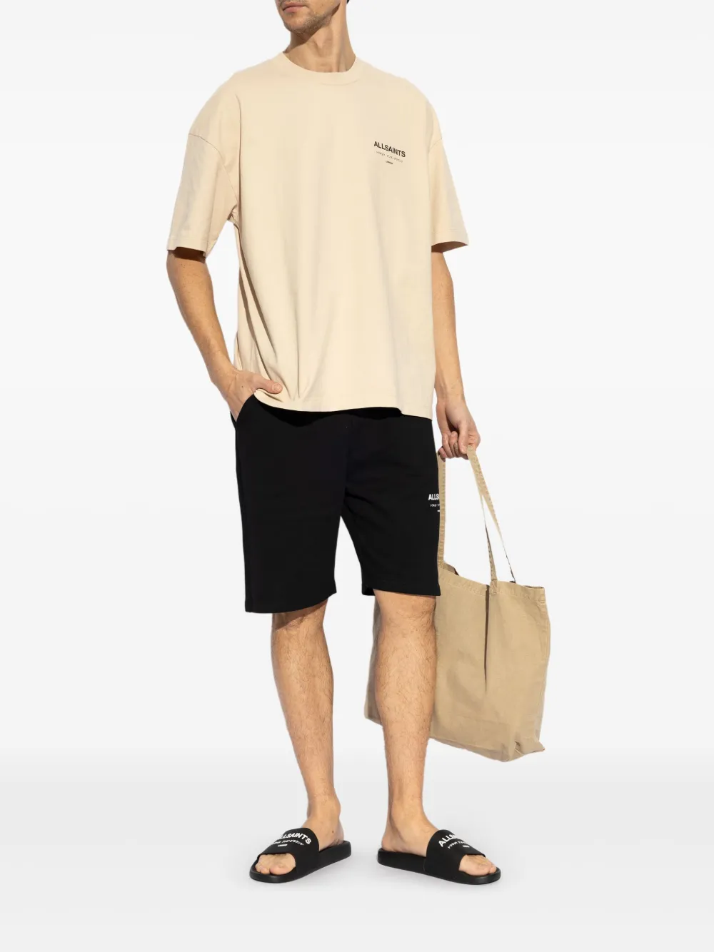 AllSaints Underground T-shirt - Beige