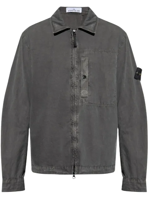 Stone Island camisa con distintivo Compass
