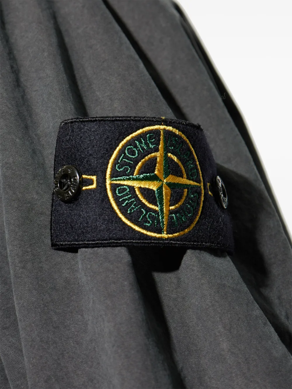 Stone Island Overhemd met Compass-logopatch Grijs