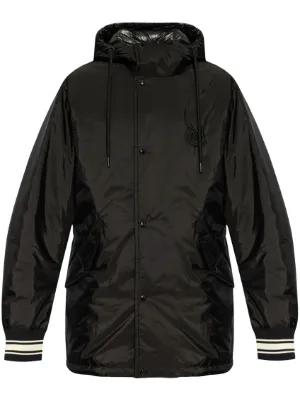 Moncler フーデッド ジャケット | ブラック | FARFETCH JP
