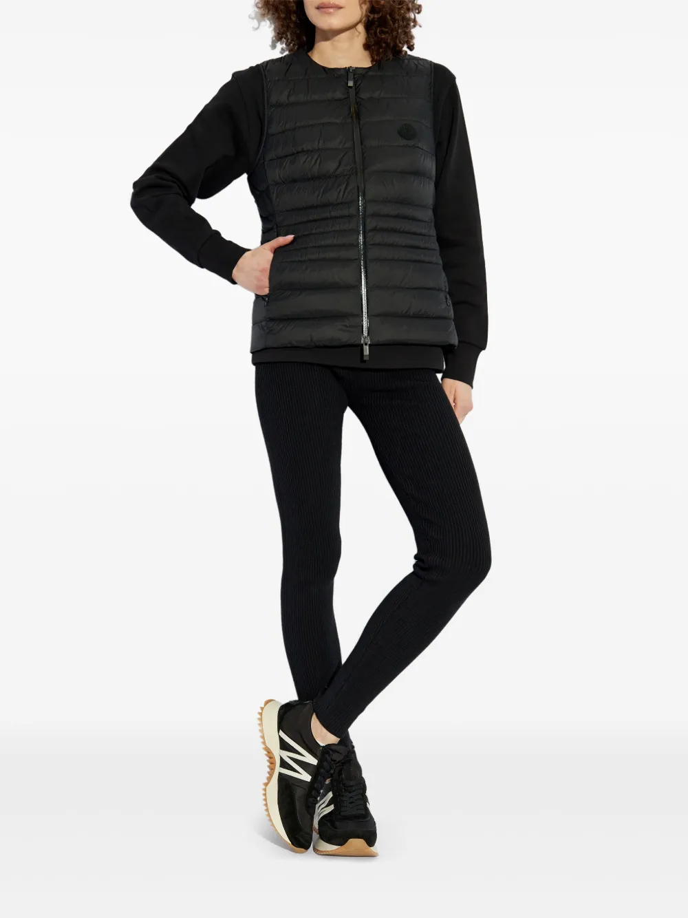 Moncler Irigny gilet - Zwart