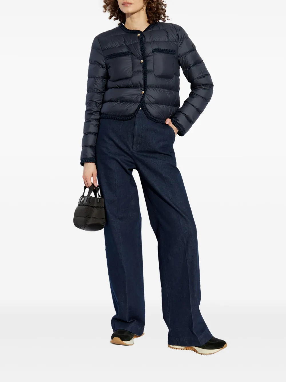 Moncler Gencay puffer jacket - Blauw