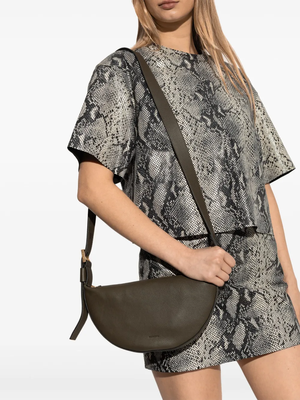 AllSaints Half Moon shoulder bag - Groen