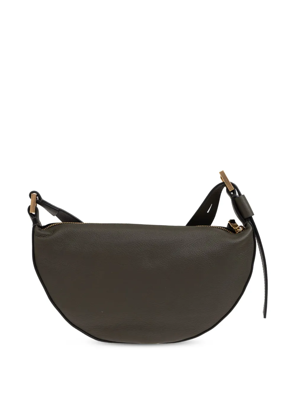 Allsaints Half Moon Shoulder Bag In Green