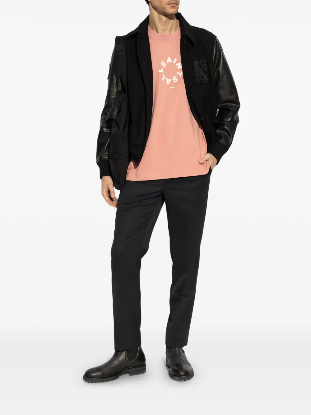 AllSaints Tierra T-shirt - Roze