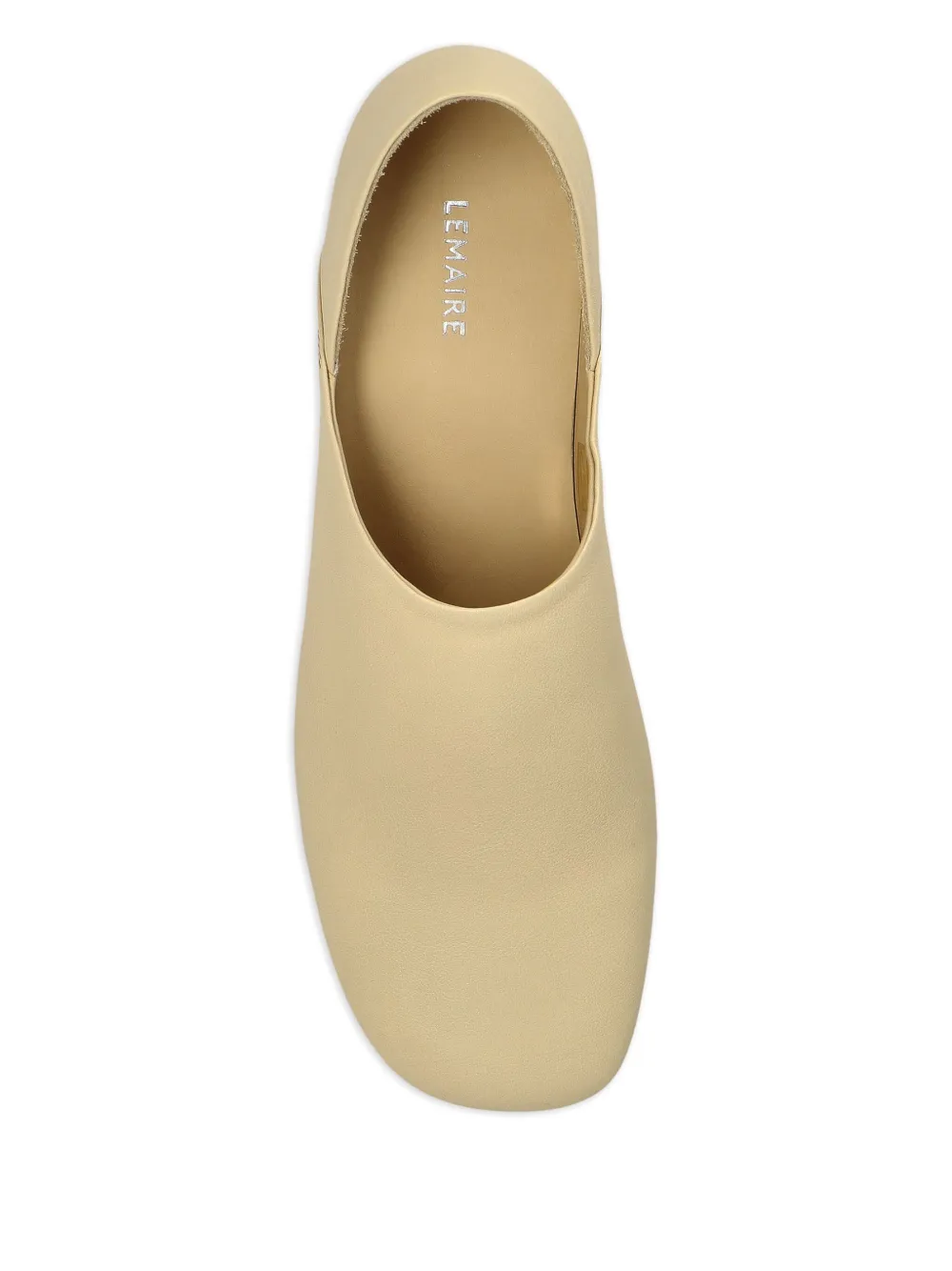 LEMAIRE Leren loafers Beige