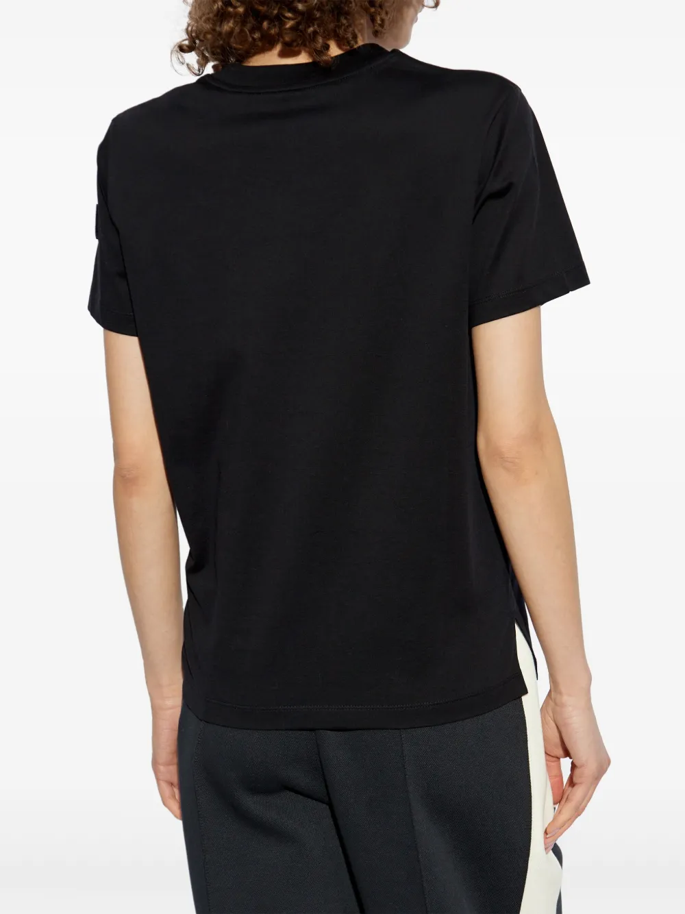 Moncler Katoenen T-shirt Zwart