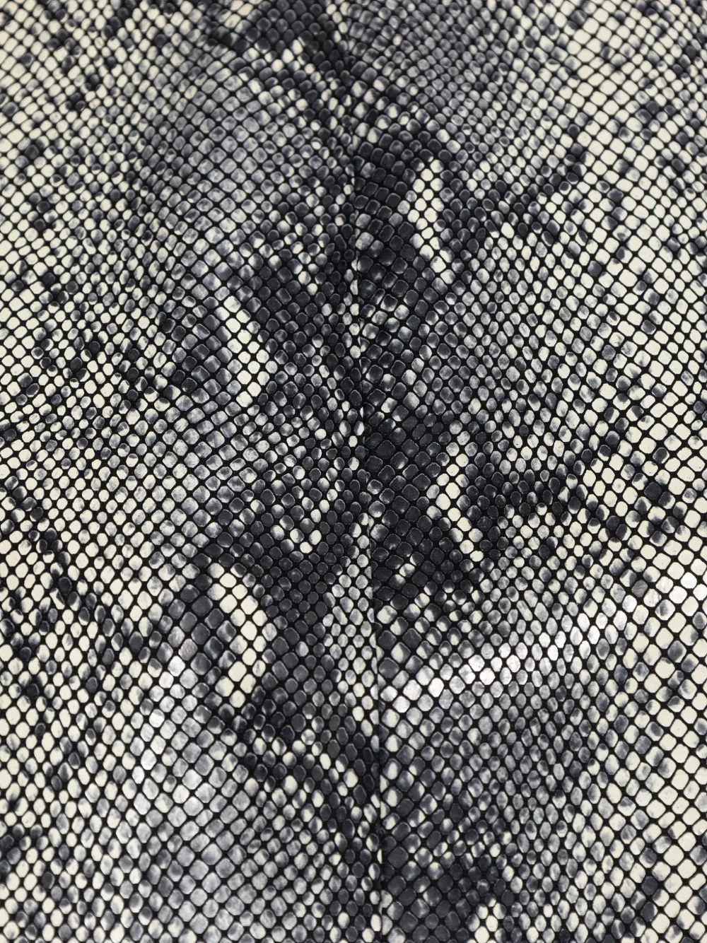 Allsaints Renai Foil Snake Print Suede T-shirt In Grey