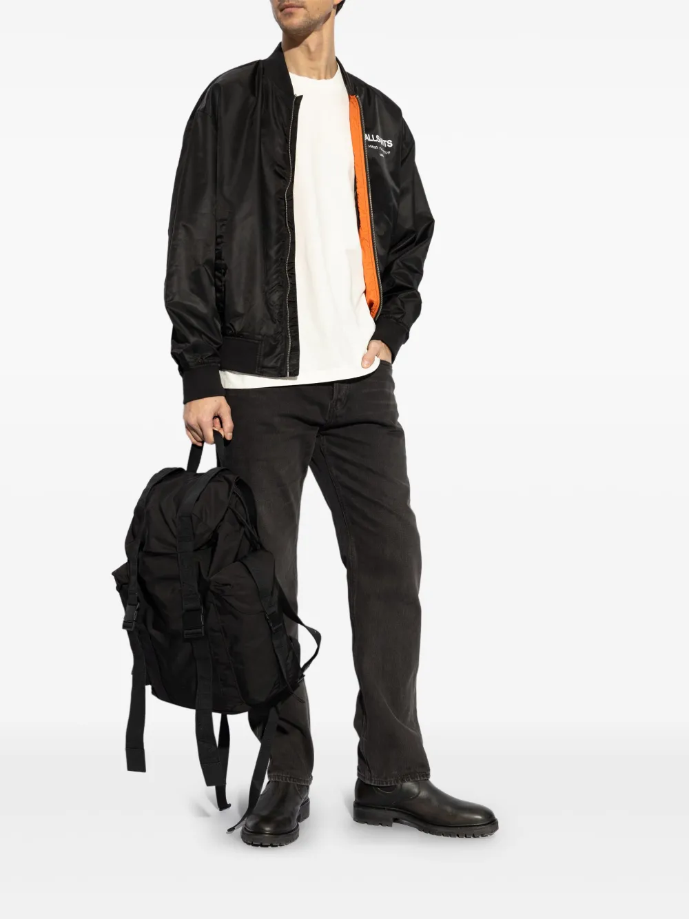 AllSaints Underground bomberjack - Zwart