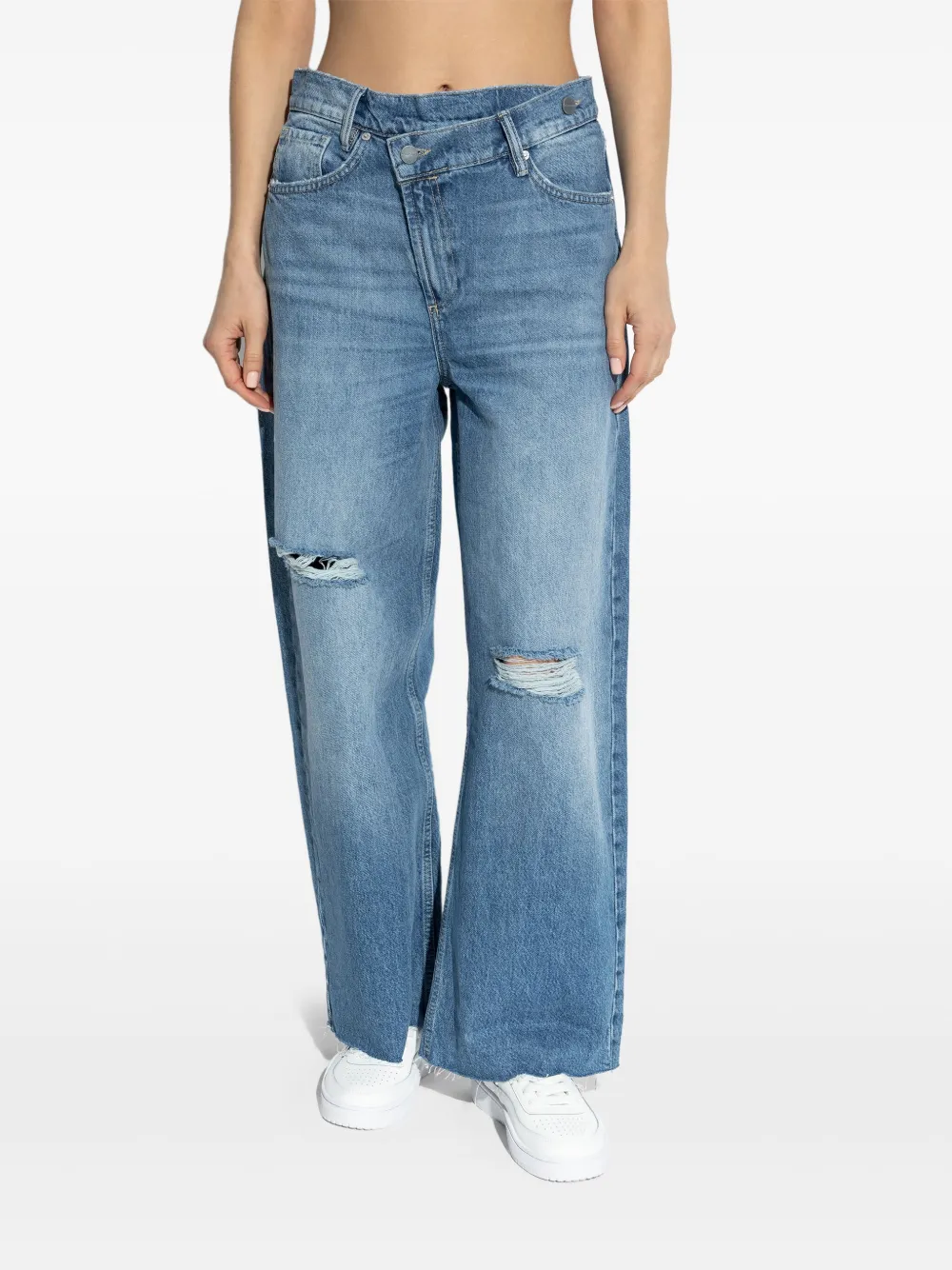 AllSaints Straight jeans Blauw