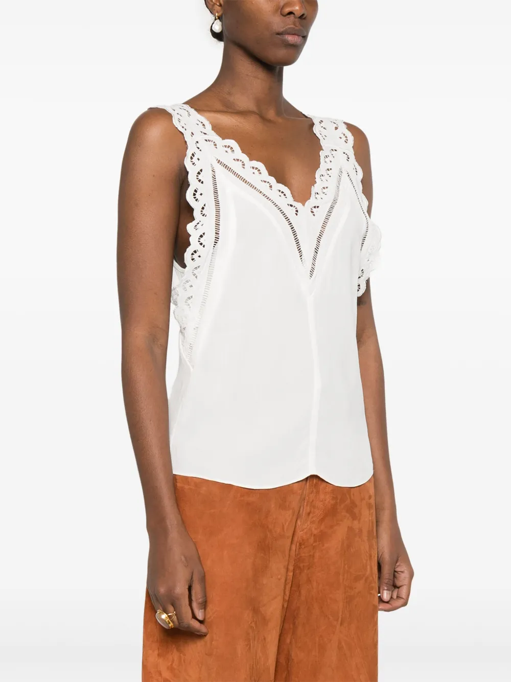 ISABEL MARANT Fradela top Wit