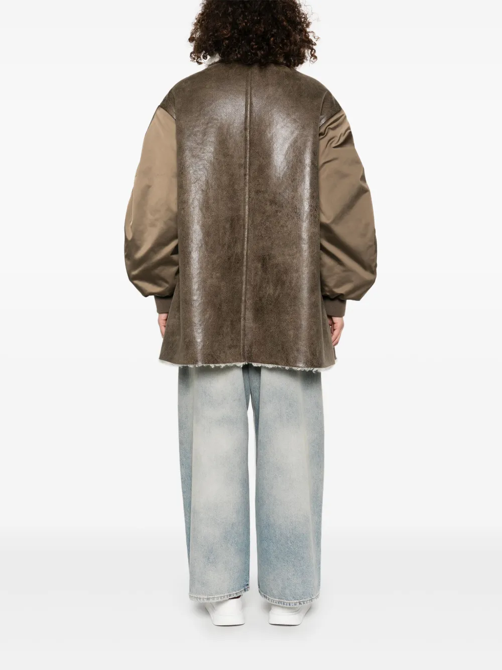 Isabel Marant Étoile Relaxed Oversized Jacket Featuring Front Pocket In Green