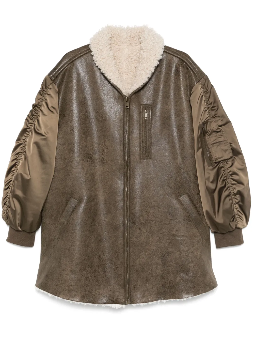 MARANT ÉTOILE Evina coat | Green | Image 1