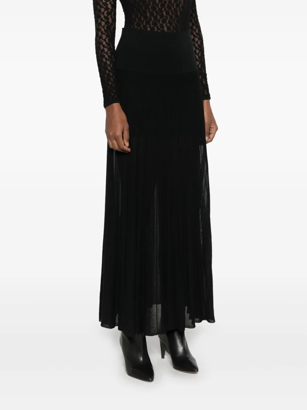 ISABEL MARANT Ezra maxi-rok Zwart