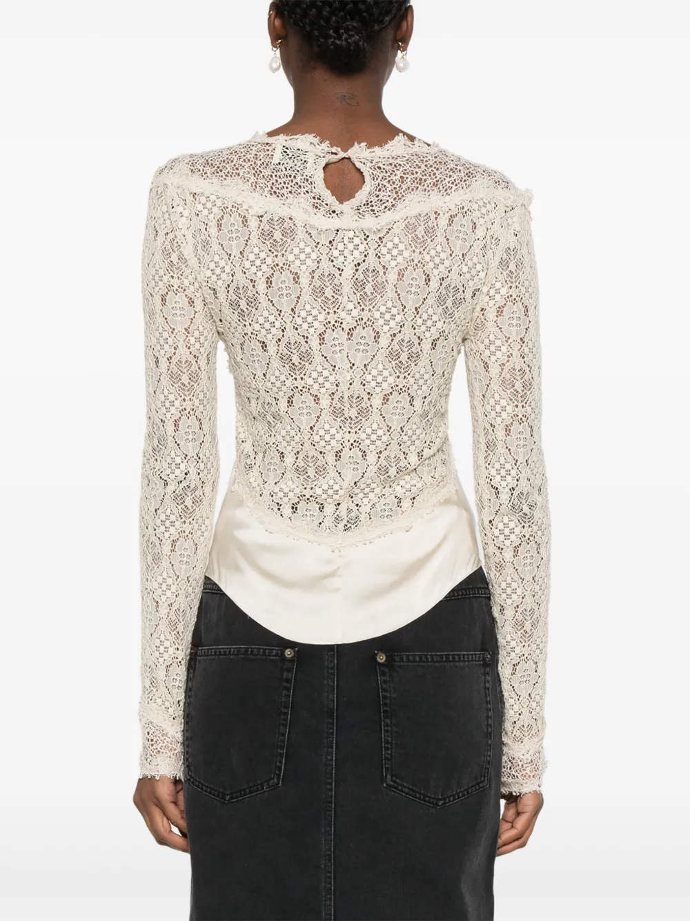 ISABEL MARANT Diem blouse Beige