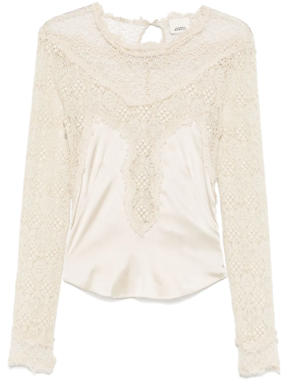 ISABEL MARANT Diem blouse Beige