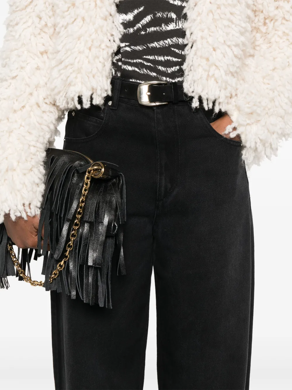 ISABEL MARANT Jenny straight jeans Zwart