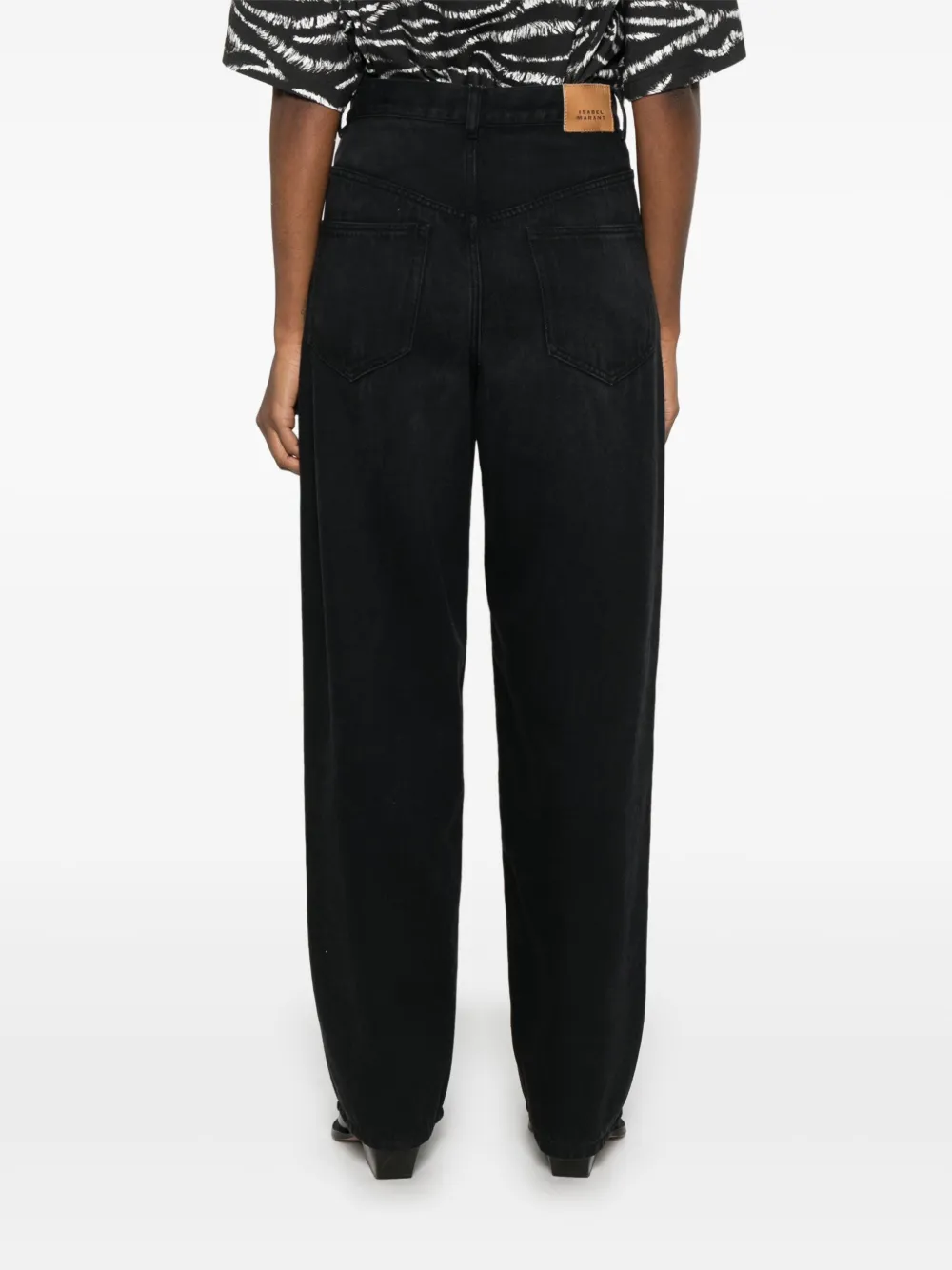 ISABEL MARANT Jenny straight jeans Zwart