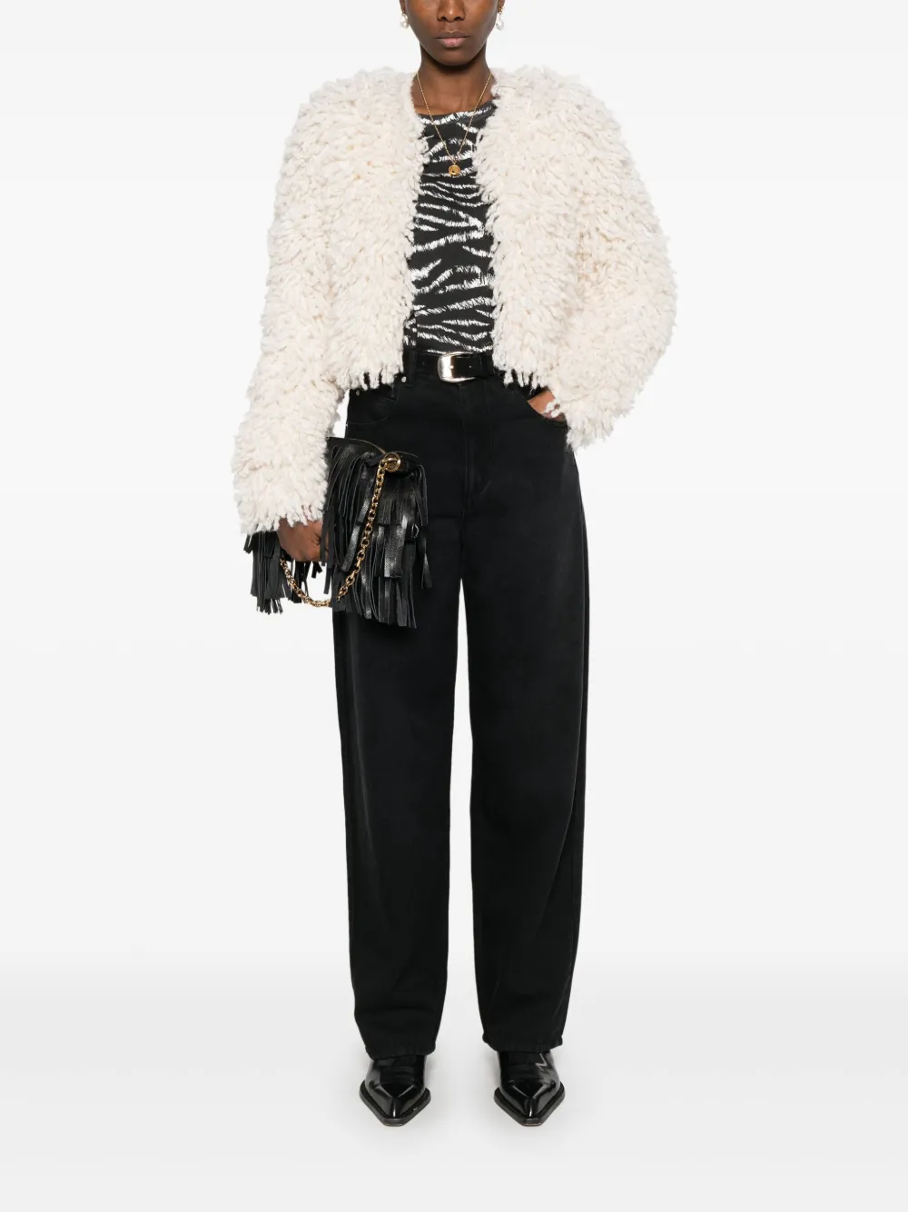 ISABEL MARANT Jenny straight jeans - Zwart