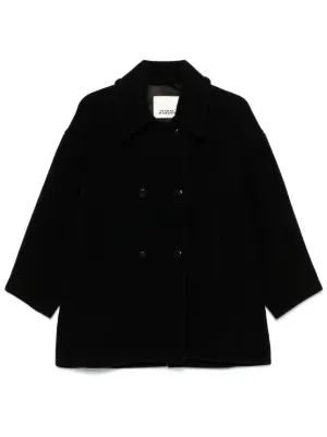 【関税&送料込】Isabel Marant Black Wool Blend Fiby Coat Isabel Marant x H&M Wool Coat | eBay