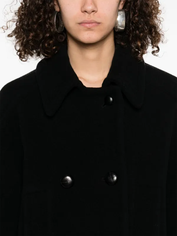 ISABEL MARANT Fiby Coat | Black | FARFETCH IL